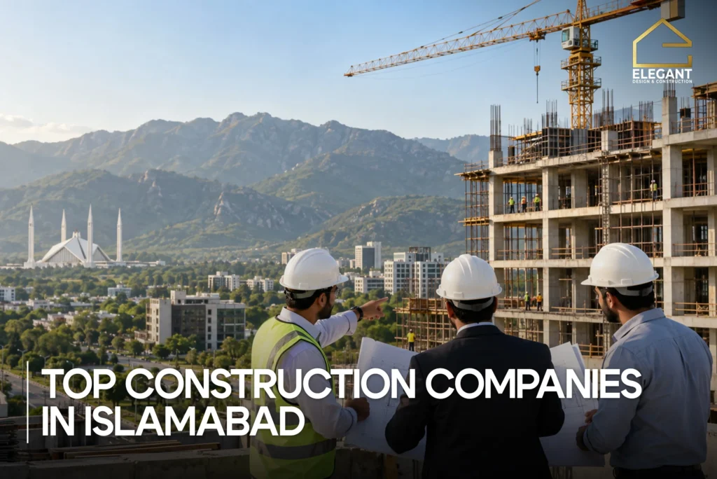 Top Construction Companies in Islamabad (Twin Cities 2026) | Elegant Design