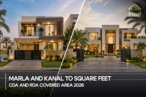 Marla and Kanal to Square Feet — CDA and RDA Covered Area 2026